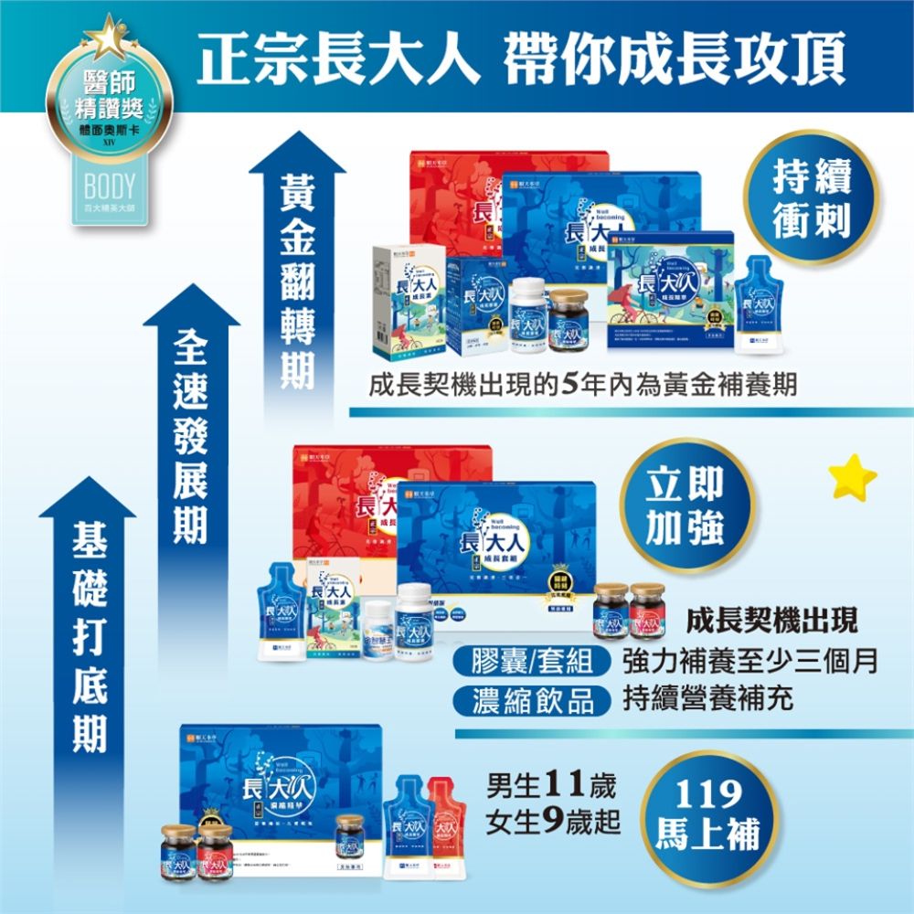 順天本草 長大人成長套組-飛躍版男方